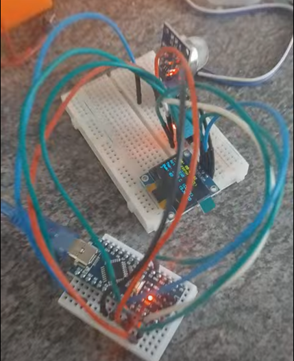 Completed DIY Air Quality Monitor