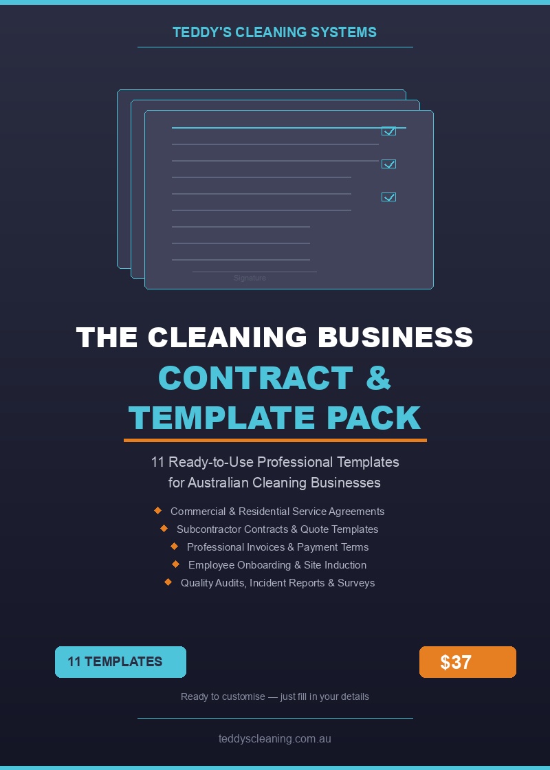 The Cleaning Business Contract & Template Pack